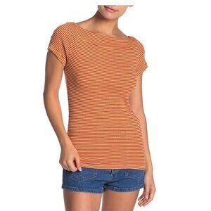 Free People Ahoy Stripe Knit Top. XS